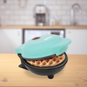 Jocca Waffeleisen 500W Placi Antiaderente Culoare Turcoaz - Img 5