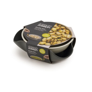 Joseph Joseph Double-Dish Servierschale Design inteligent Culoare gri si verde - Img 2