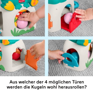 Jucarie Activitate Frosch Fisher-Price cu Muzica, 3 Bile Colorate, Luminile si Sunete - Img 4