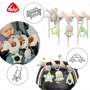 Jucarie Activitati Fehn Spirala Seepferd 35cm Multifunctionala pentru Bebelusi 0 luni - Img 5