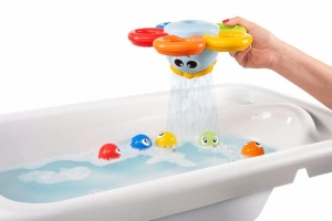 Jucarie baie copii Chicco Oktopus multicolora 6-36 luni cu efect de ploaie si pesti stropitori - Img 3