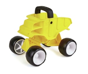 Jucarie camion Hape Kipper cu maner pentru copii 12 luni plastic rezistent