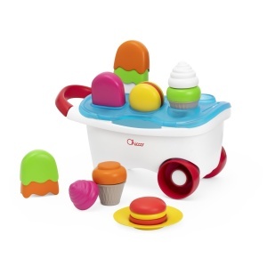 Jucarie Chicco Carucior Inghetata 2in1 Set 19 Piese Activitati Creative si Role Play - Img 2