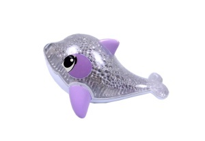 Jucarie de baie Delfin Simba ABC Funkel, 14cm, cu lumini colorate, pentru copii de la 12 luni