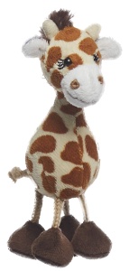 Jucarie de Plus Magnetica Giraffe Bahati - Schaffer 3551 - 13 cm