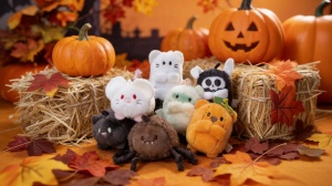 Jucarie de plus Mumie Spoop NICI 5cm - galben si verde, stil Kawaii - Img 6