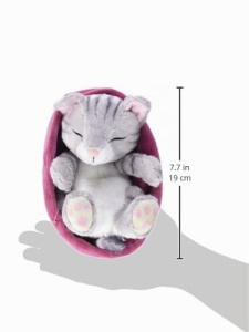Jucarie de plus NICI 47144 Pisica in cosulet roz-lila 16 cm - Img 3