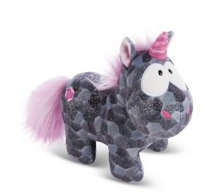 Jucarie de plus NICI Diamond Dust 32 cm, Unicorn, gri, cu detalii stralucitoare