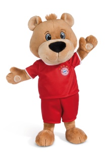 Jucarie de plus NICI FC Bayern Munchen Ursulet Berni 35 cm maro cod 49074