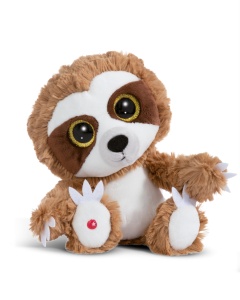 Jucarie de Plus NICI GLUBSCHIS Heywood 25cm Ochi Stralucitori Blana Moale Maro