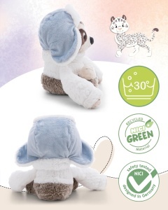 Jucarie de plus NICI Izzy Icetumbler 35cm bej material reciclat - Img 3