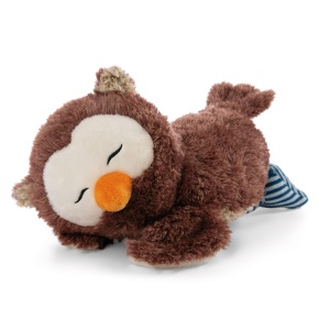 Jucarie de plus NICI Oscar 35cm bufnita pufoasa pentru copii maro
