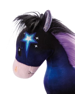 Jucarie de plus NICI Pony Starflower 35 cm Albastru Materiale reciclate Cod 48755 - Img 5