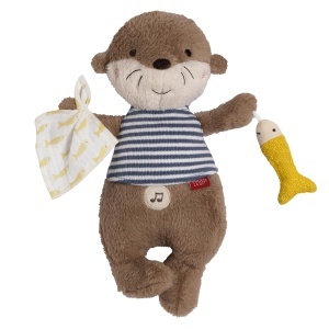 Jucarie de plus Otter Theo - Fehn, cu modul de sunet si senzor de plangere