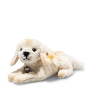 Jucarie de plus Steiff Lenny Labrador 23 cm, blond, din materiale reciclate