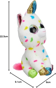 Jucarie de plus TY Beanie Boo Harmonie Unicorn 15cm Colectie Glitter - Img 8