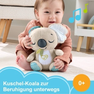 Jucarie din plus Koala Fisher-Price JBD65 cu muzica si alb zgomot, pentru bebelusi - Img 4