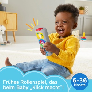 Jucarie educativa Fisher-Price cu telecomanda, sunete si lumini, pentru bebelusi - Img 2