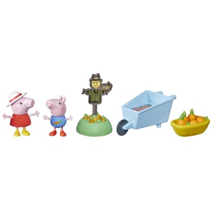 Jucarie educativa Peppa Pig Peppas Gartenspas cu 2 figurine si accesorii, pentru copii 3