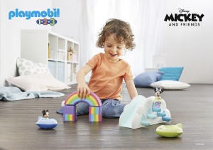 Jucarie educativa PLAYMOBIL 1.2.3 Micky si Minnie, 16 piese, pentru copii de la 12 luni - Img 6