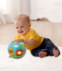 Jucarie Educativa VTech Winnie Puuh - Bile Colorate cu Sunete, 6 luni - Img 2