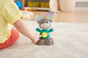 Jucarie interactiva Fisher-Price Linkimals Elch muzical, pentru bebelusi, cu lumini si sunete - Img 8