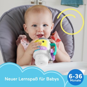 Jucarie interactiva Fisher-Price To-Go Becher, 20 melodii, multilingv - Img 2