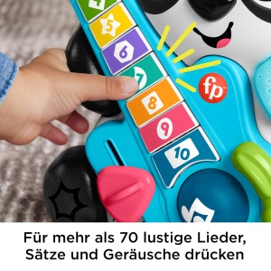 Jucarie interactiva pentru bebelusi Fisher-Price Beat Bande, 10 butoane, muzica si lumini - Img 3