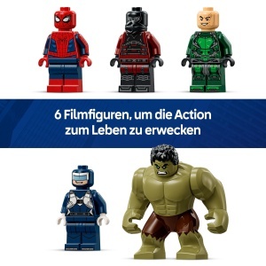 Jucarie LEGO Marvel Groer Showdown Spider-Man vs. Hulk, 534 piese, 6 figurine - Img 5