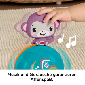Jucarie pentru bebelusi Fisher-Price JLB95, Minge muzicala, Lila, Activitate - Img 5