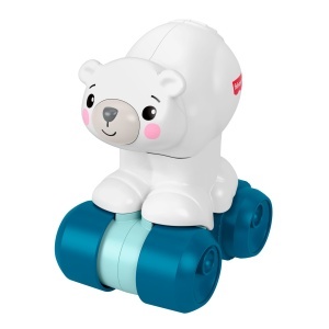 Jucarie pentru bebelusi Fisher-Price Urs Polar cu Detalii Sensoriale, pentru 9 luni