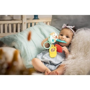 Jucarie pentru bebelusi Sophie La Girafe Rattle Tonarten, cu sunete si inel gingival - Img 4
