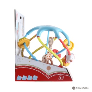 Jucarie pentru bebelusi Sophie la Girafe Twistinball, activitati interactive, 6 luni - Img 3
