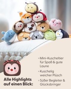 Jucarie Plush Bine NICI 8cm - Distractie si Confort - Img 4