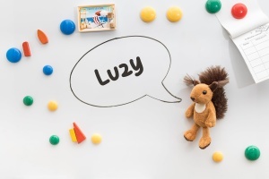 Jucarie Plush Magnetica Schaffer Luzy, 12x6x8 cm, Maro - Img 2