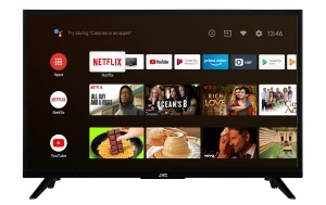 JVC LT-24VAH3255 24 Zoll Fernseher/Android TV (HD Ready, HDR, Triple-Tuner, Smart TV, Bluetooth) [2023], Schwarz - Img 1