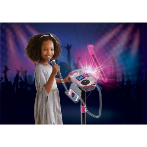 Karaoke VTech Kidi Super Star DJ Studio roz - 10-in-1 pentru copii - Img 8