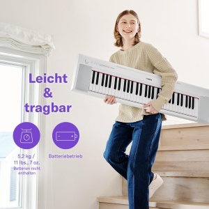 Keyboard digital Yamaha NP-15, 61 taste, 15 sunete, design portabil - Img 4