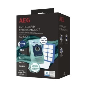 Kit accesorii aspirator AEG ASRK206S 4 saci Anti-Allergy filtru igienic lavabil filtru motor