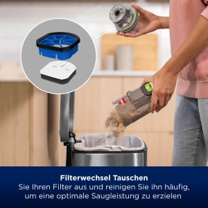 Kit de accesorii BISSELL pentru SpinWave Aspirator Mopuri lavabili si reutilizabili cu filtru Include tampoane si filtre grosiere si moi Piese de schi - Img 4