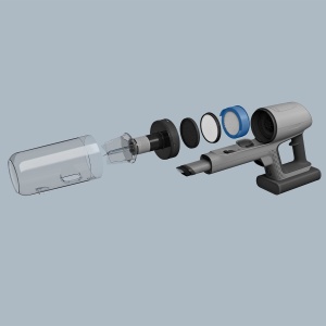 Kit Filtre Aspirator Electrolux ESKW4, 3 Piese, Filtru Fin si 2 Filtre Progresive - Img 2