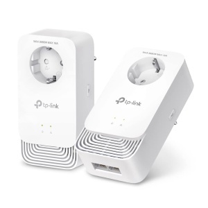 Kit Powerline TP-Link PG2400P, 22 Porturi Gigabit Ethernet, Economisire Energie