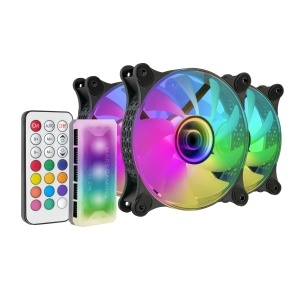 Kit Racire Mars Gaming MF-3DKIT, 3 Ventilatoare ARGB, Controler ARGB, Negru