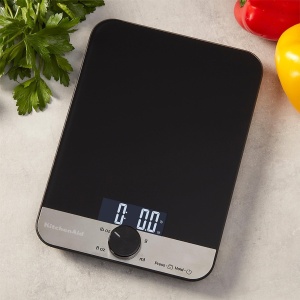 KitchenAid Cantar Digital Bucatarie 5000g 5000ml Sticla Negru - Img 3
