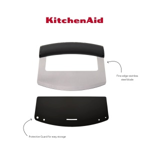 KitchenAid Mezzaluna Knife Lama Curbata 15 cm Negru - Img 2