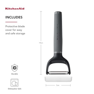 KitchenAid Soft Grip Y-Peeler - Gri Carbune - Img 3