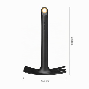Kombihacke Fiskars Solid 28 cm, Plastic intarit cu fibra de sticla, NegruPortocaliu - Img 3
