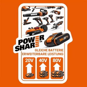 Lacatus electric Worx WX744.9 18V (20V MAX) cu 12 accesorii - Img 8