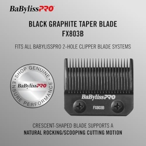 Lama de schimb Babyliss Pro FX803B Graphit Negru pentru masini de tuns - Img 2