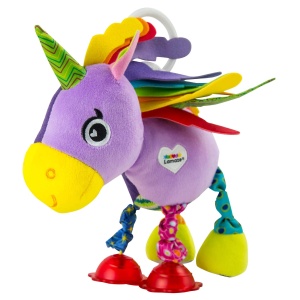 Lamaze Ella Unicorn Jucarie Bebelusi Roz Clip Go cu Beisor si Sunete